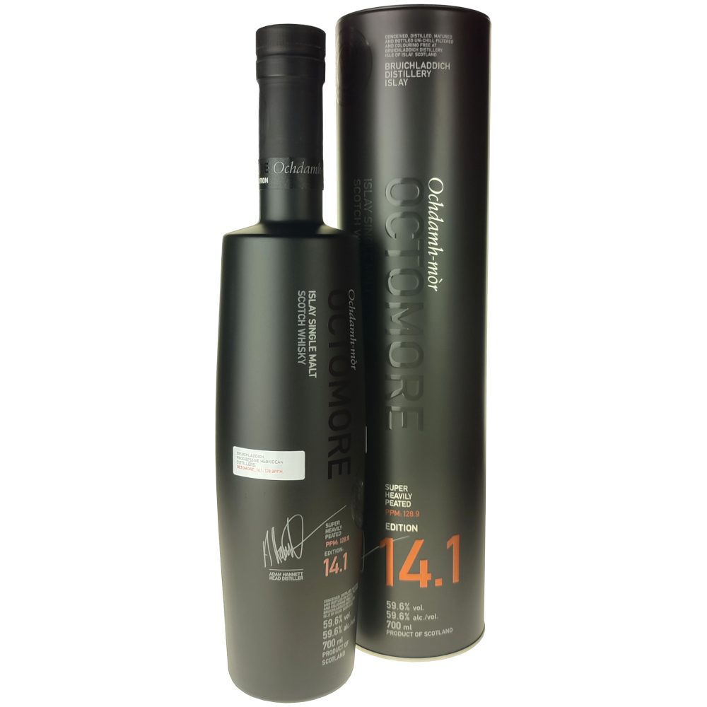 Bruichladdich Octomore 14.1, 128,9 PPM Islay Single Malt 2 Bruichladdich Octomore 14.1 Islay Single Malt